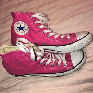 Hot Pink Converse High Top
